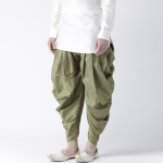 Men Green Solid Patiala Pyjamas